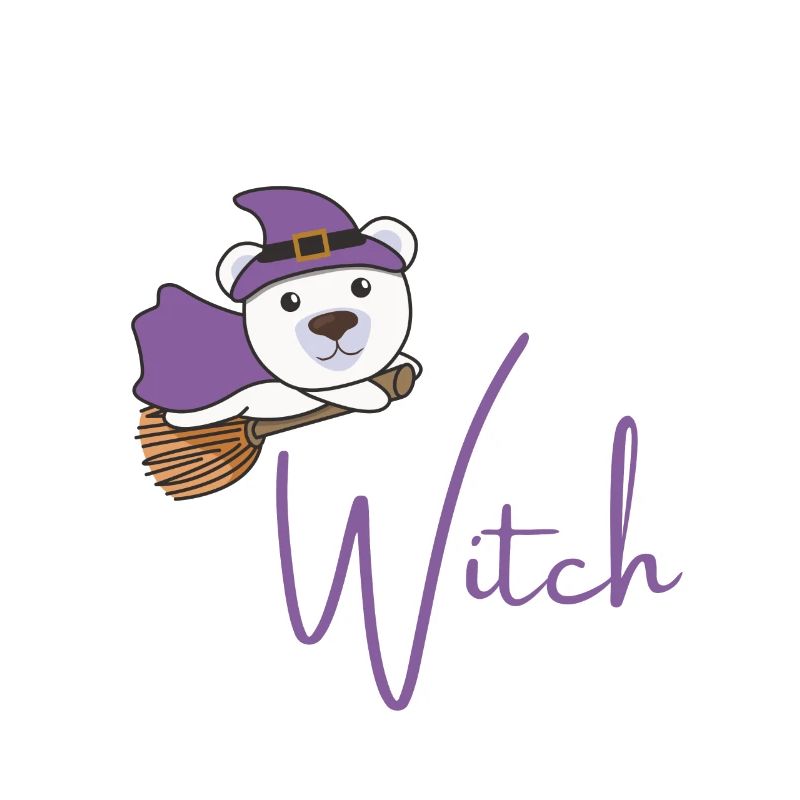 Eisbär Halloween Hexe Hexen don't be a basic witch