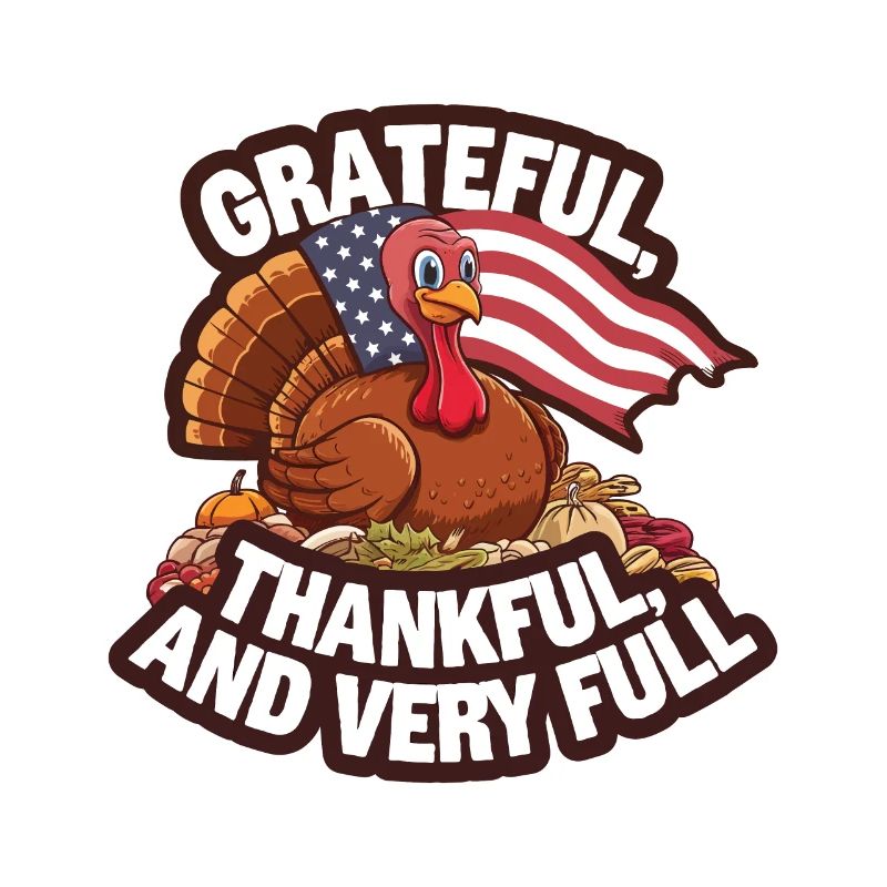 Lustiger Thanksgiving Truthahn