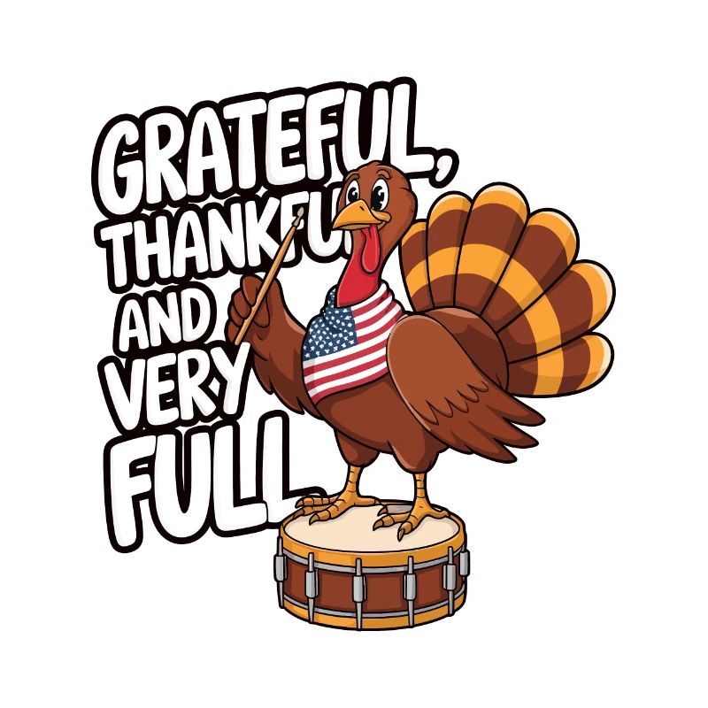 Lustiger Thanksgiving Truthahn