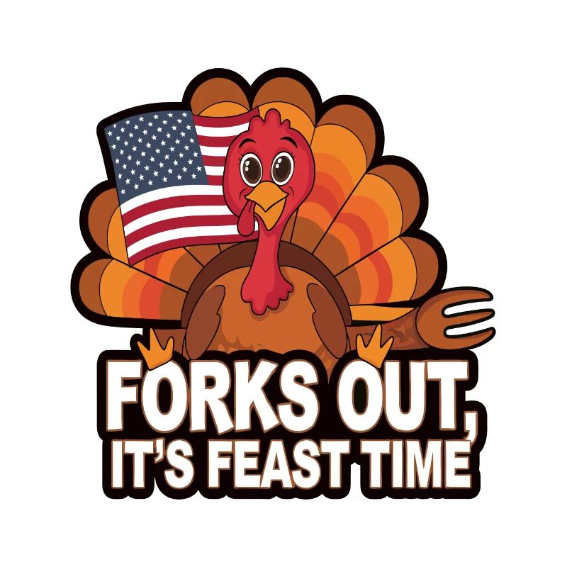 Lustiger Thanksgiving Truthahn
