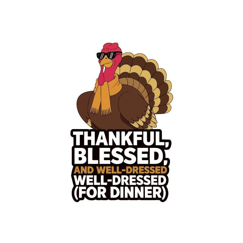 Lustiger Thanksgiving Truthahn