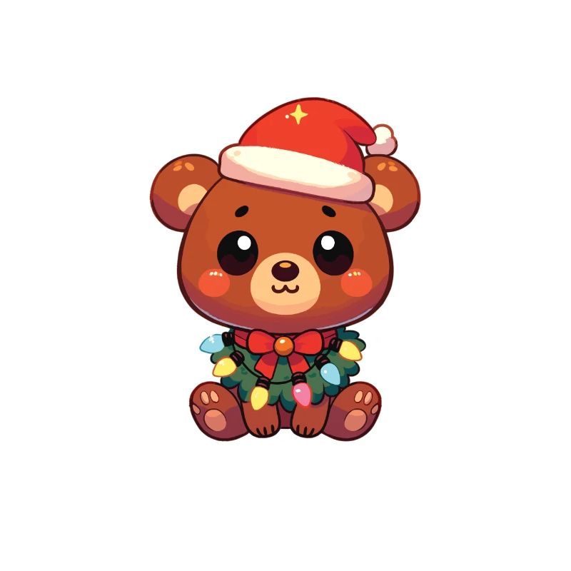 Weihnachten Lichterkette Malaienbär