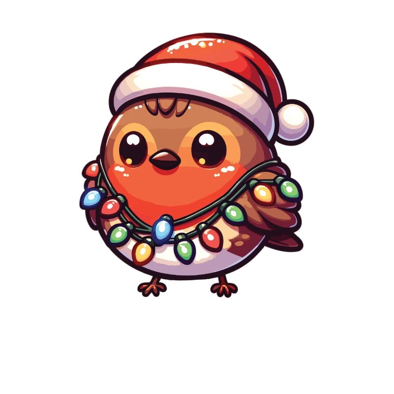 Weihnachten Lichterkette Wanderdrossel