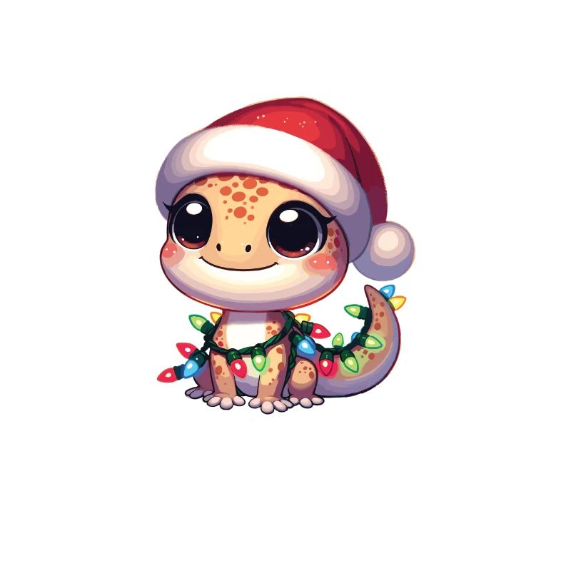Fées de Noël Gecko léopard
