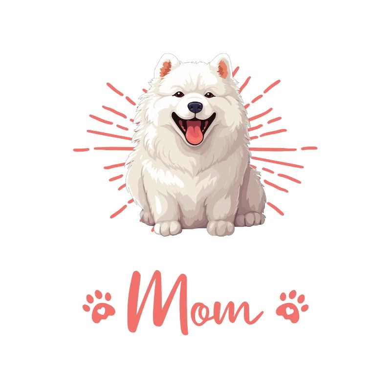 Samoyed Groovy Samoyed Mom