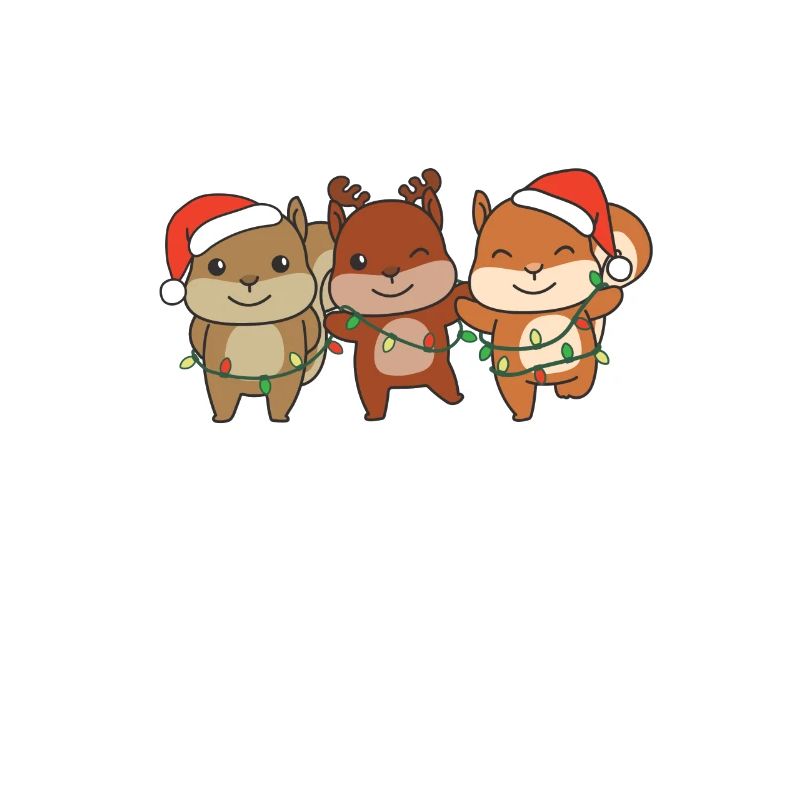 Eichhörnchen Weihnachts Schlafanzug