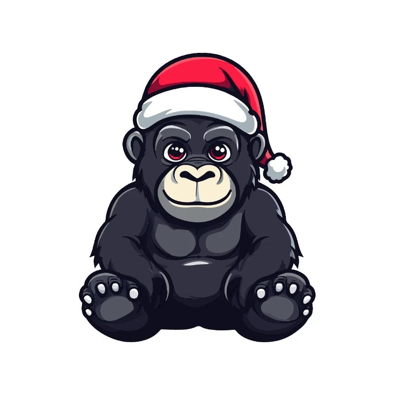 Gorilla Weihnachten