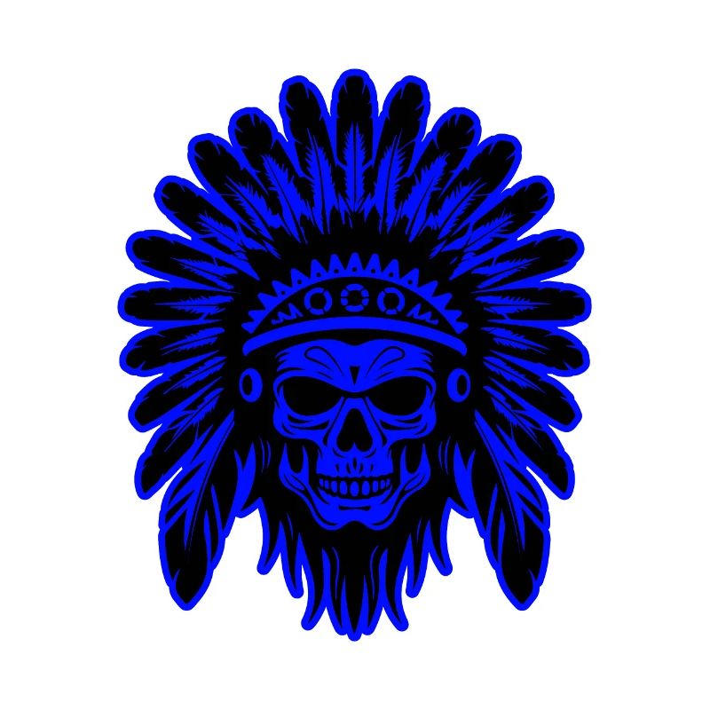 Apache Totenkopf Indianer