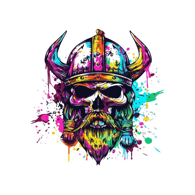 Wikinger Totenkopf