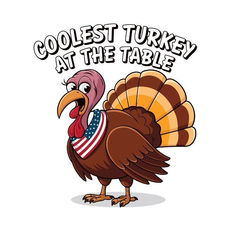 Lustiger Thanksgiving Truthahn