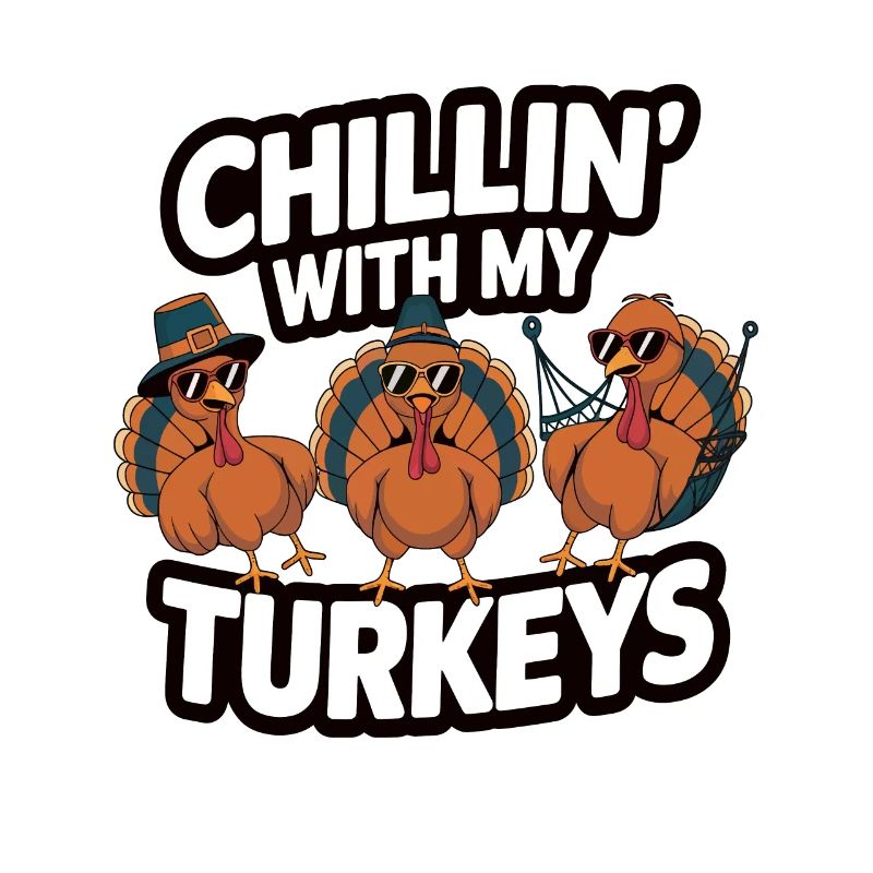 Lustiger Thanksgiving Truthahn