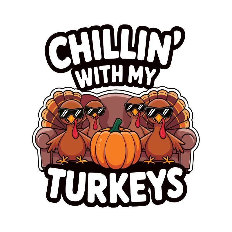 Lustiger Thanksgiving Truthahn
