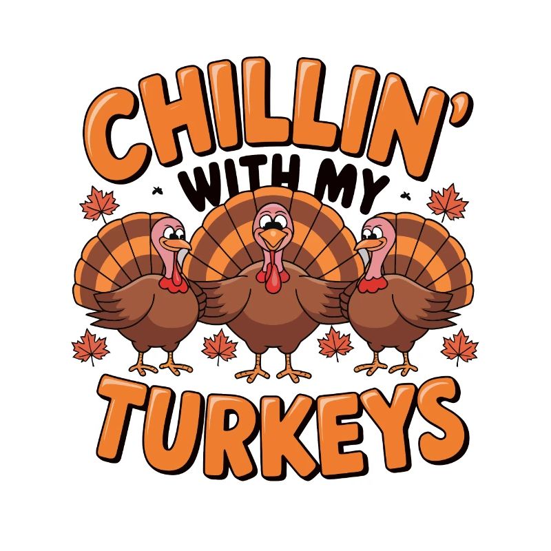 Lustiger Thanksgiving Truthahn