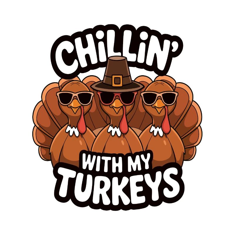 Lustiger Thanksgiving Truthahn