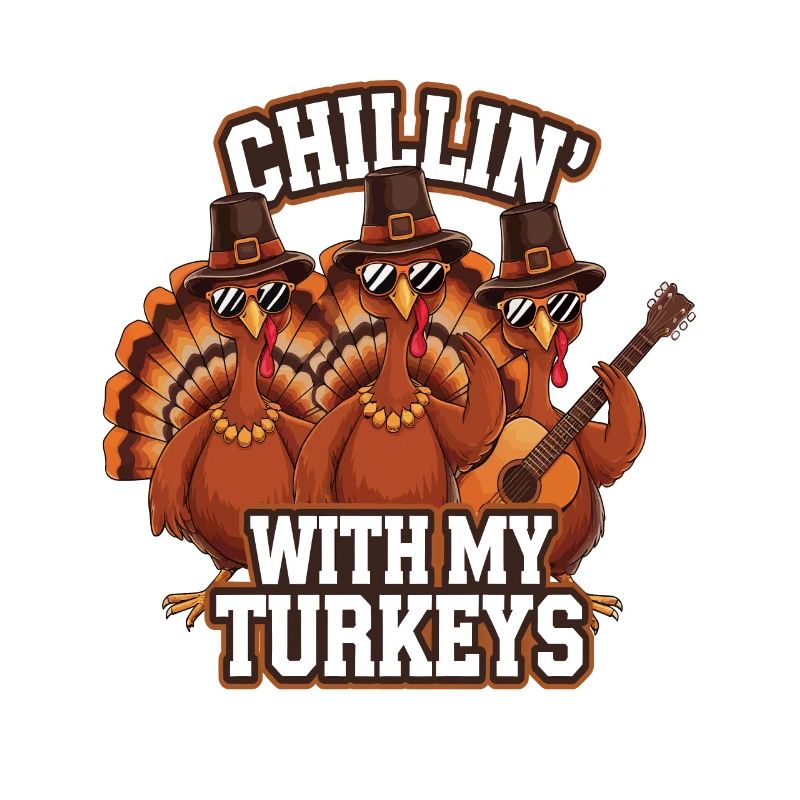 Lustiger Thanksgiving Truthahn