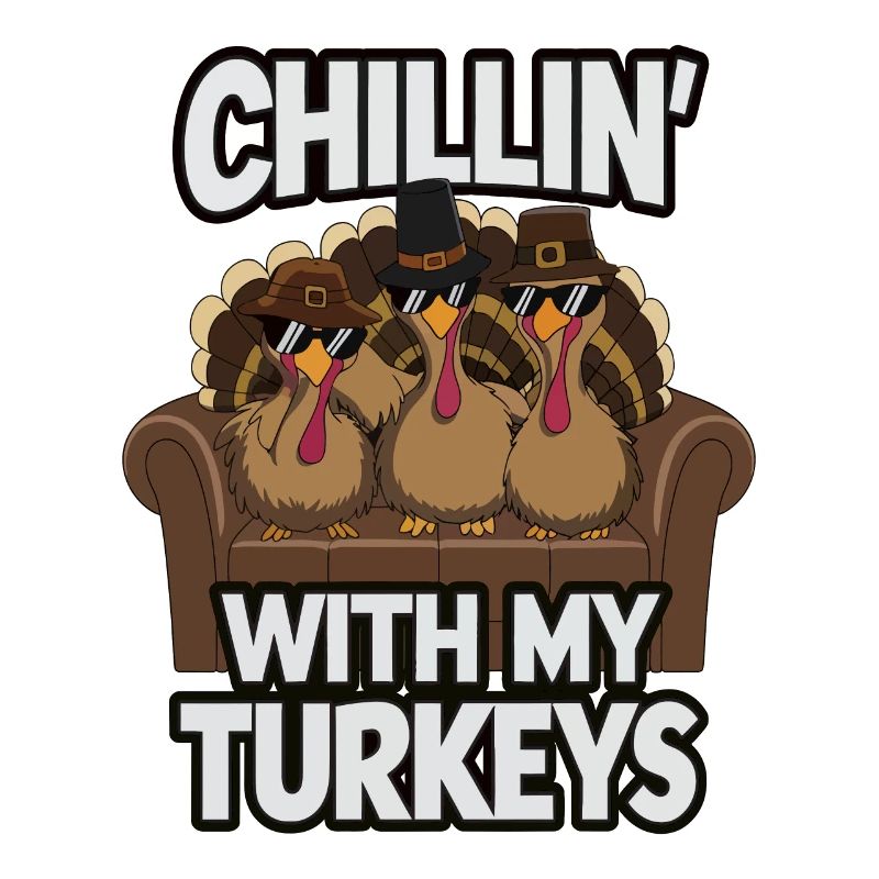 Lustiger Thanksgiving Truthahn