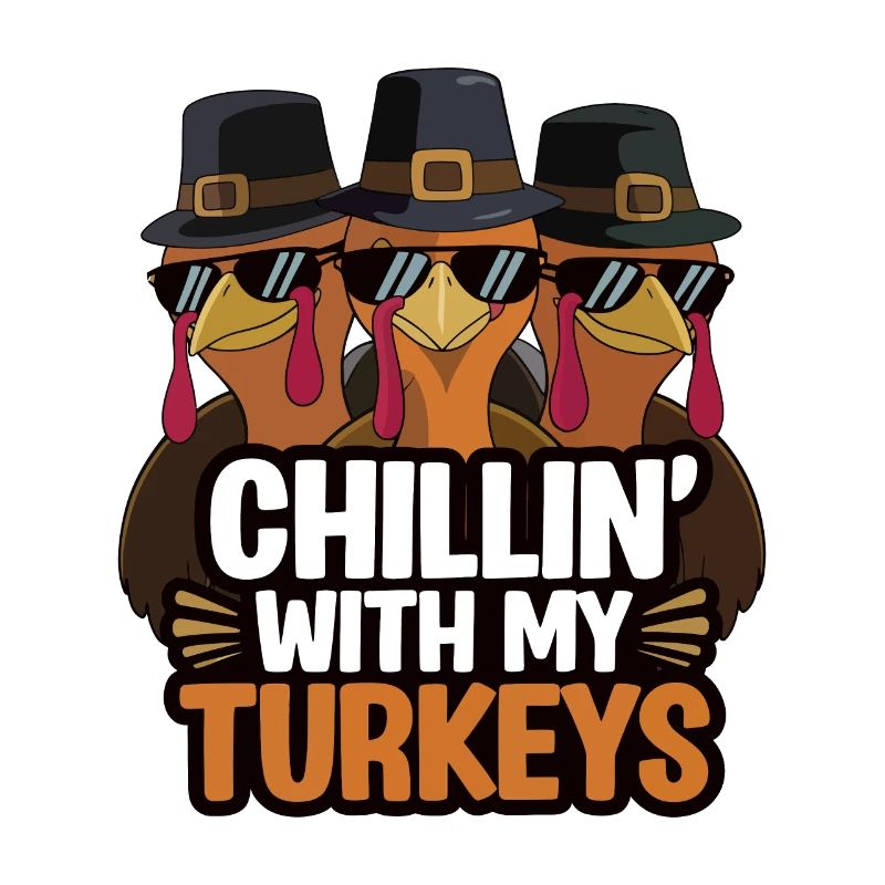 Lustiger Thanksgiving Truthahn