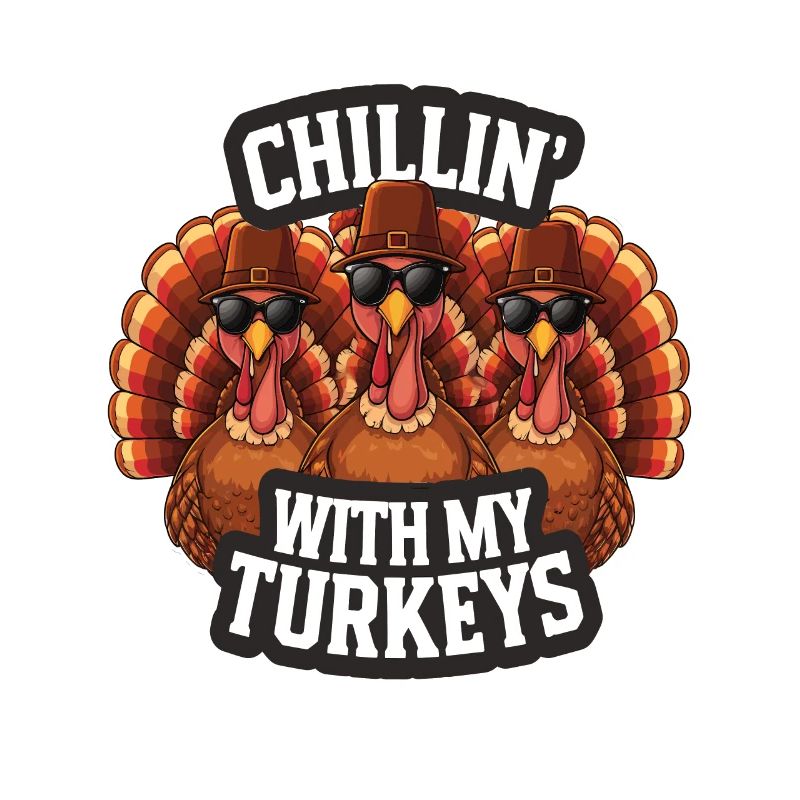 Lustiger Thanksgiving Truthahn