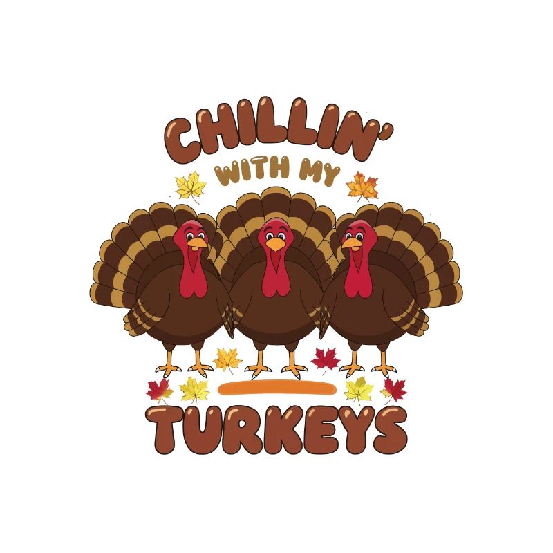 Lustiger Thanksgiving Truthahn