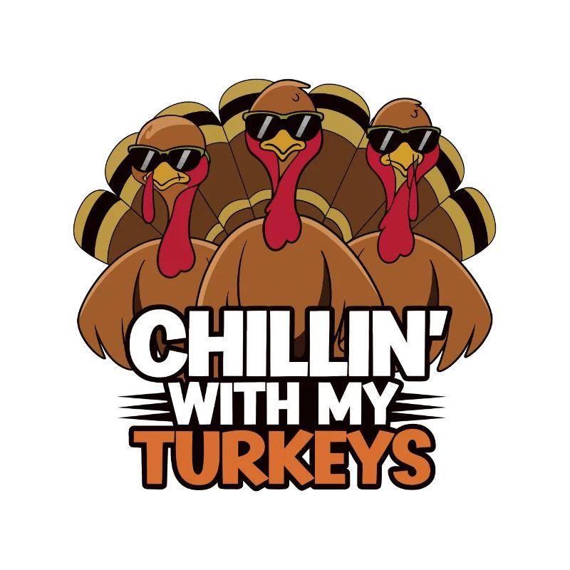Lustiger Thanksgiving Truthahn