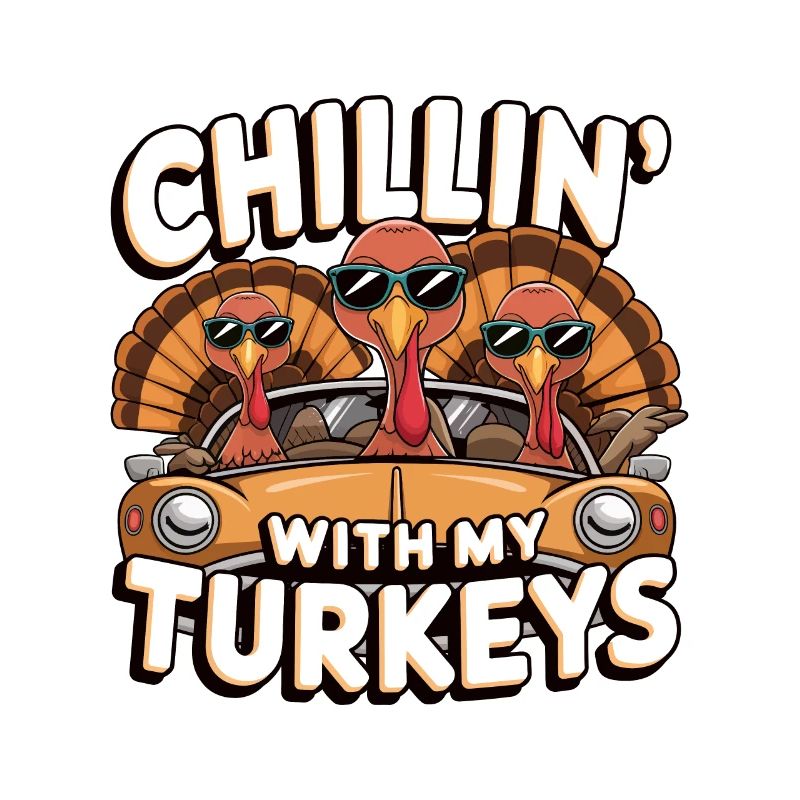 Lustiger Thanksgiving Truthahn