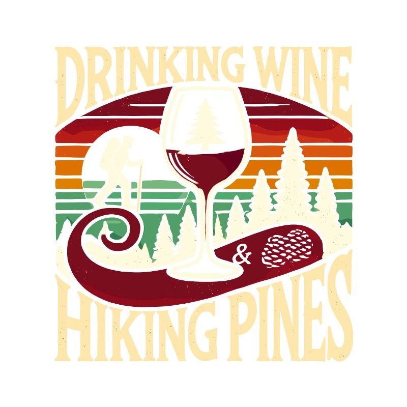 Weintrinken und Kiefernwandern