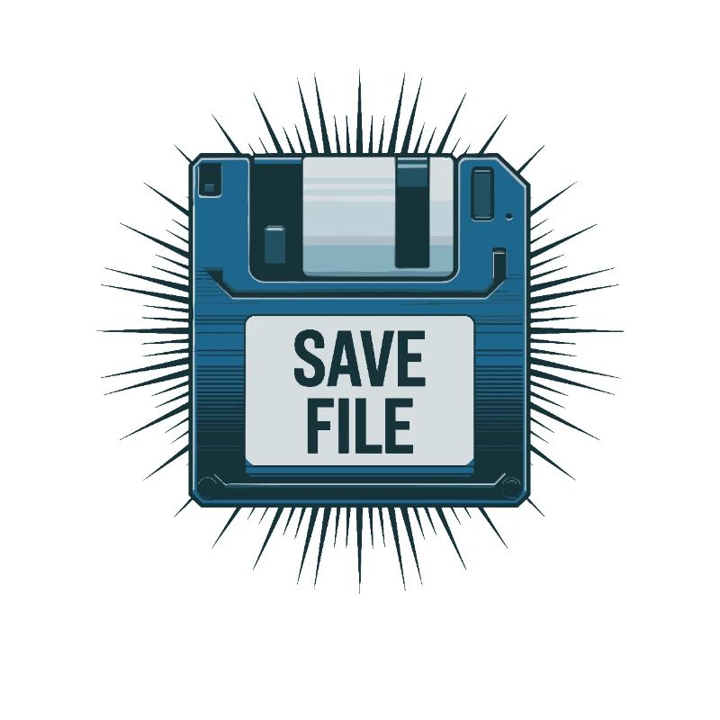 Save Disk Diskette 90s PC für einen Computer