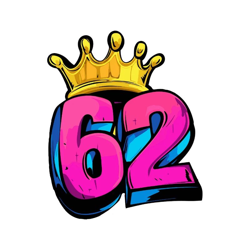 62 Zahl Krone
