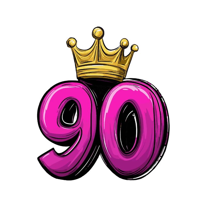 90 Zahl Krone