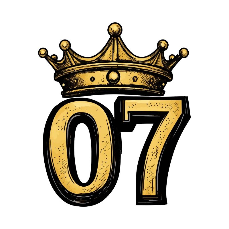 7 Zahl Krone