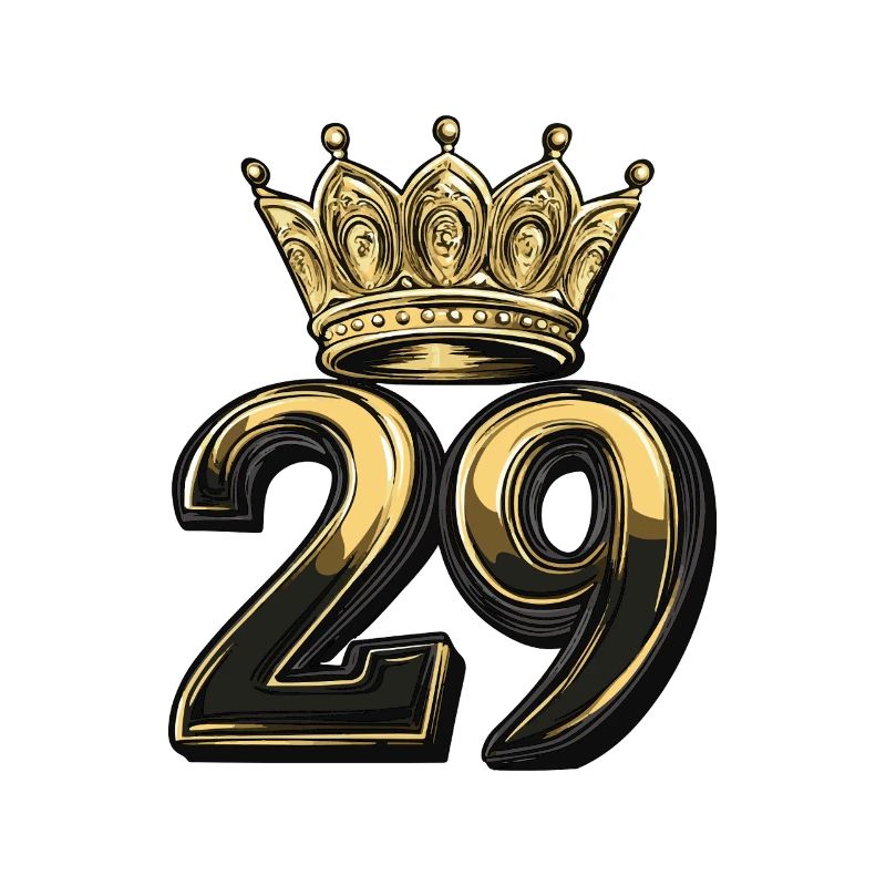 29 Zahl Krone