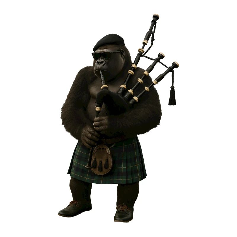Gorilla Dudelsack