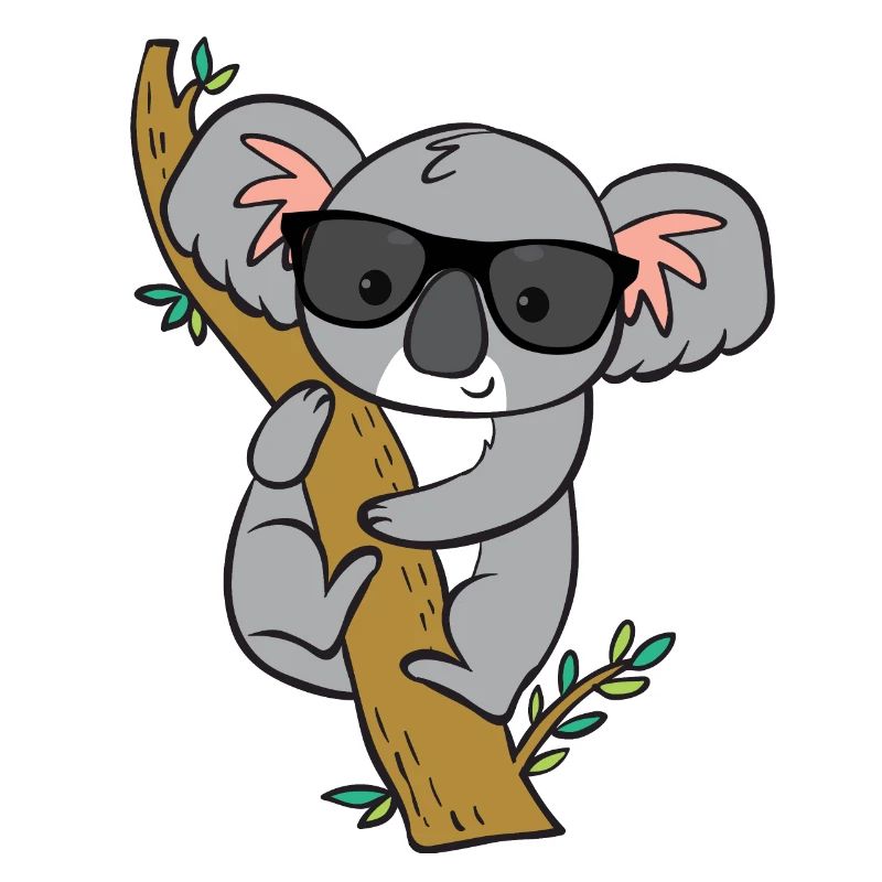 Koala mit Brille