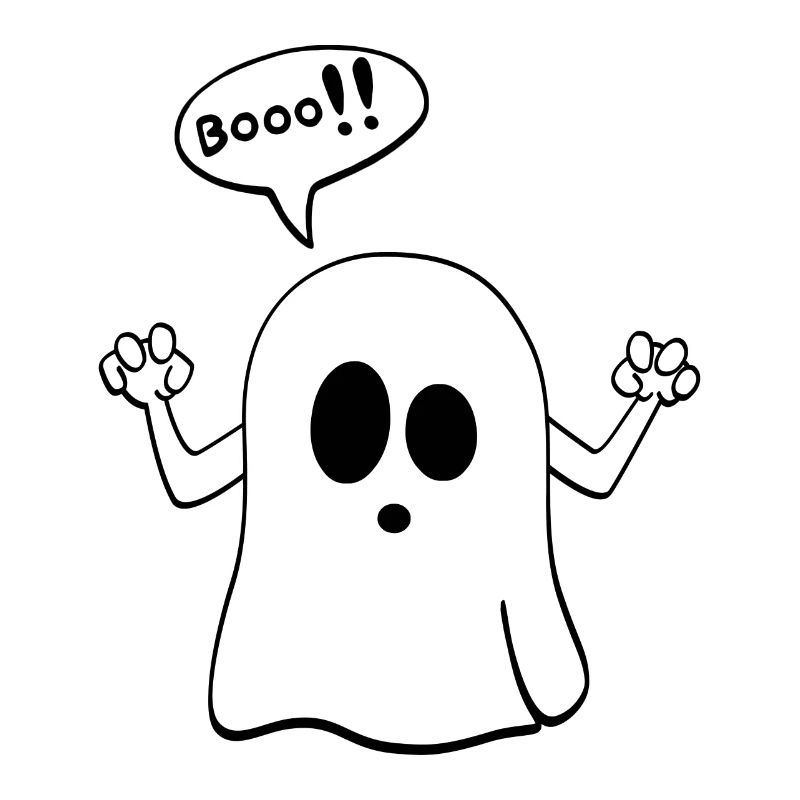Ghost Halloween booo