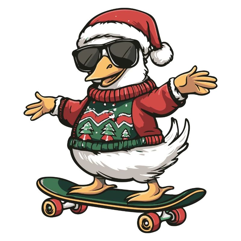 Gans Weihnachten Lustig