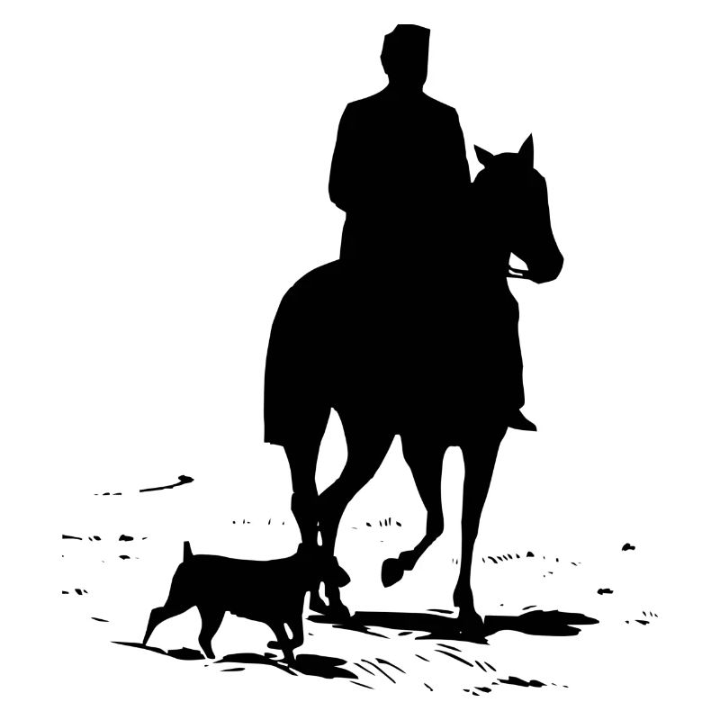 Hund und Pferd