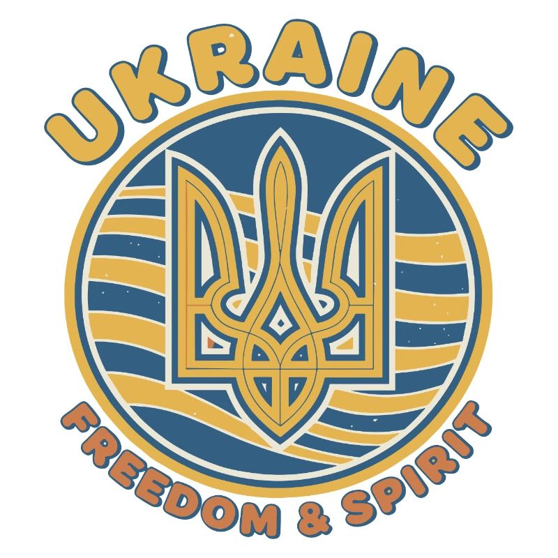 Ukraine Freiheit Geist Emblem