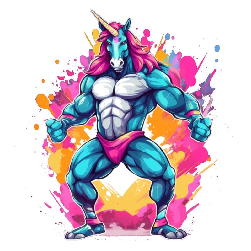 Bodybuilding Einhorn