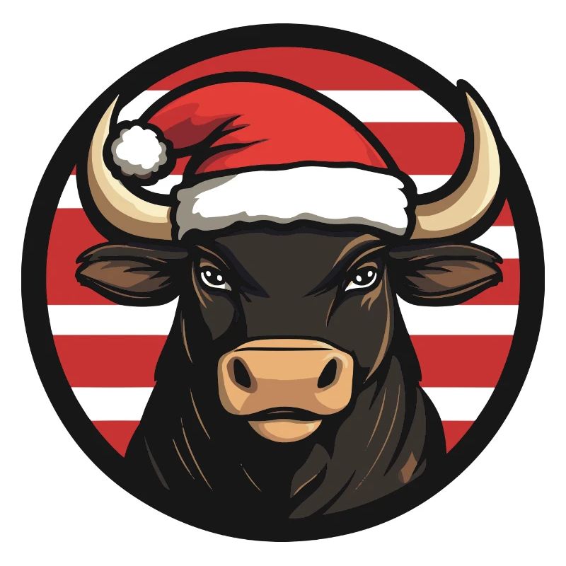 Stier Weihnachten Tier
