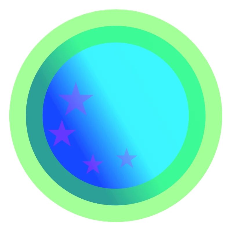 Celestial Blue Constellation Design