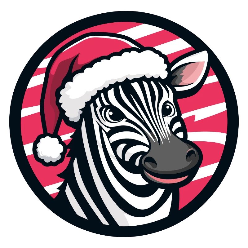Zebra Weihnachten Tier