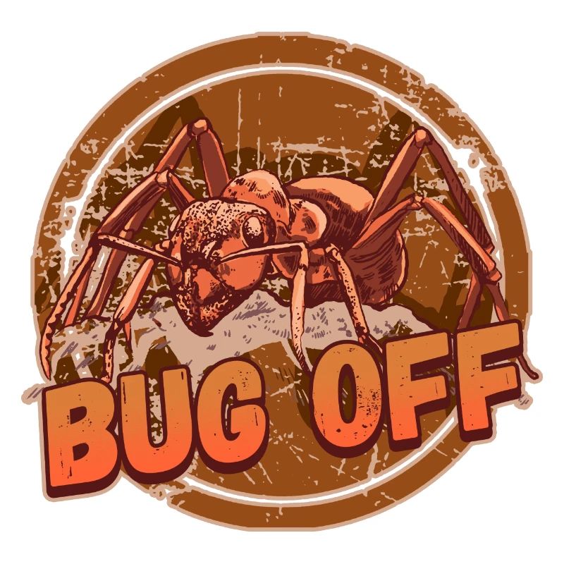 Bug Off Pest Control Exterminator Design for a
