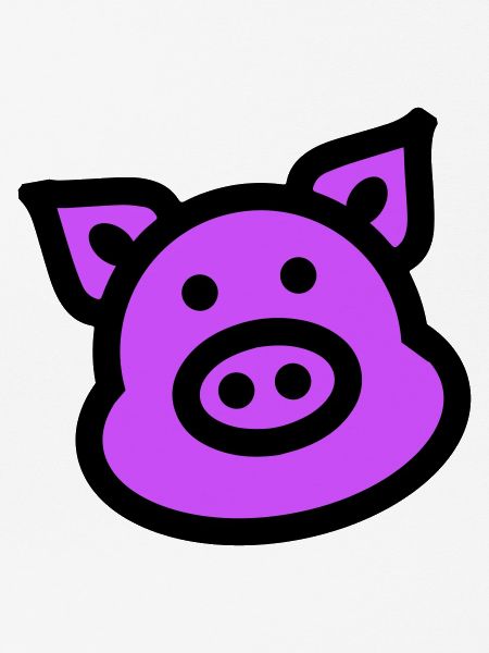 Schwein Tier Pink