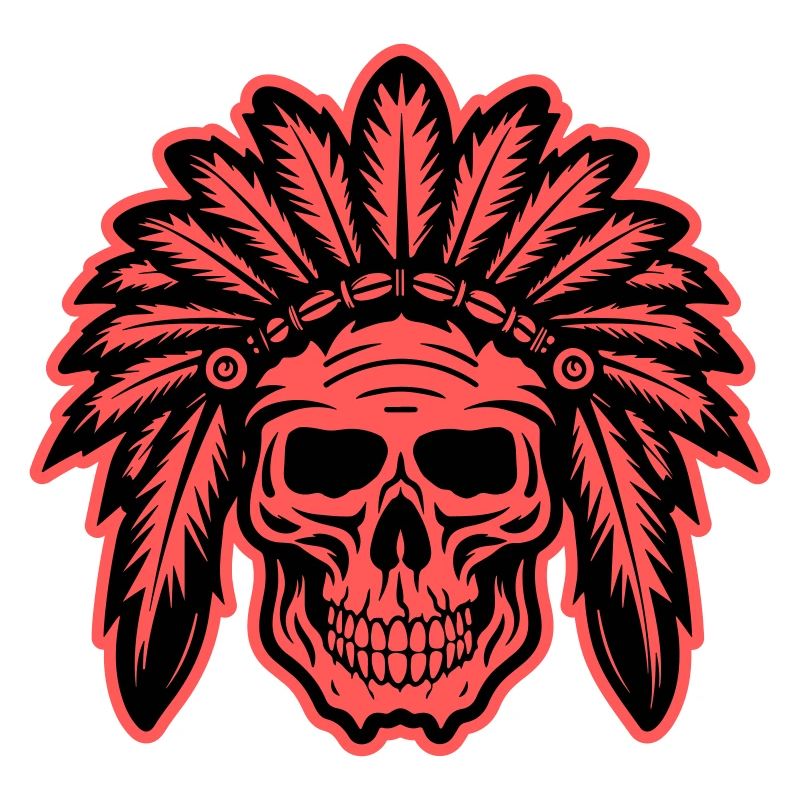 Apache Indian Chief Skull