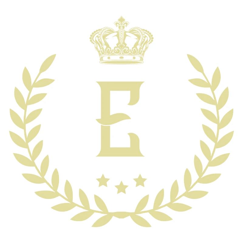 E Buchstabe Kranz