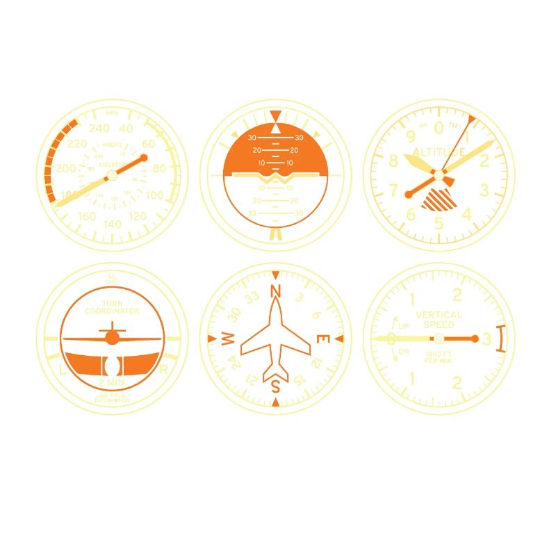 Funny Pilot Six Pack Aviation Flight Simulation