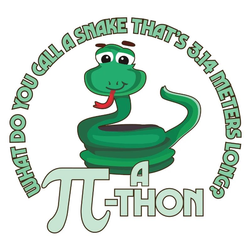 Math Pun Pi-thon Drôle Serpent Mathématiques Meme