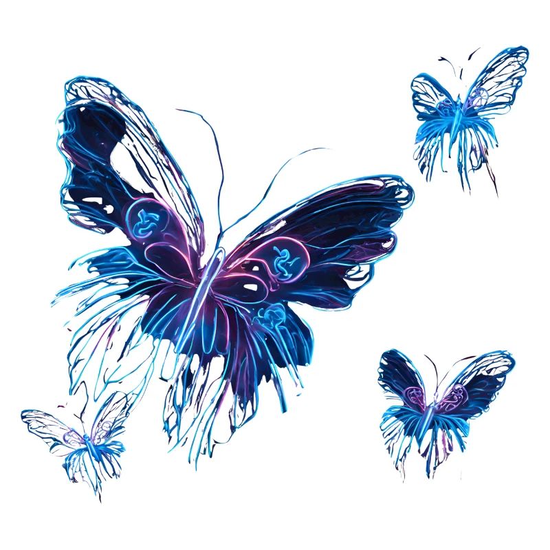 Butterfly, leuchtende Schmetterlinge
