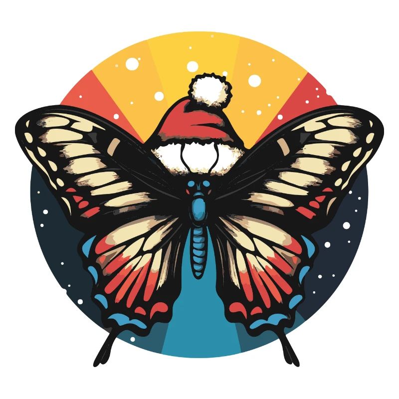 Schmetterling Weihnachten Tier