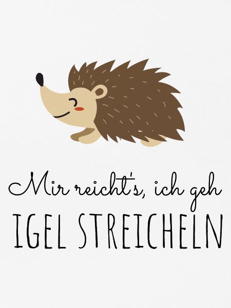 Igel streicheln